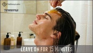 leave on for 15 minutes