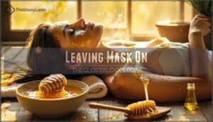 leaving mask on