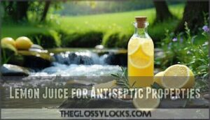 lemon juice for antiseptic properties
