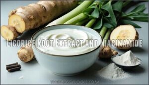 licorice root extract and niacinamide