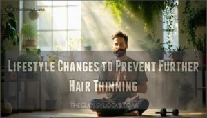 lifestyle changes to prevent further hair thinning