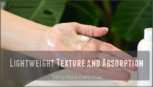 lightweight texture and absorption