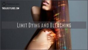 limit dying and bleaching