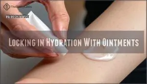 locking in hydration with ointments