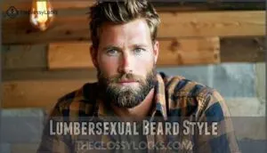 lumbersexual beard style