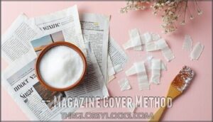 -- magazine cover method