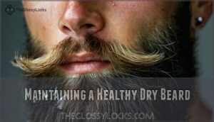 maintaining a healthy dry beard