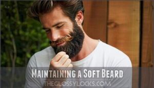 maintaining a soft beard