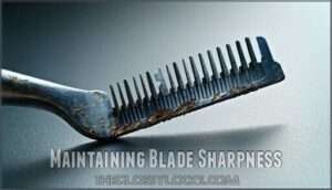 maintaining blade sharpness