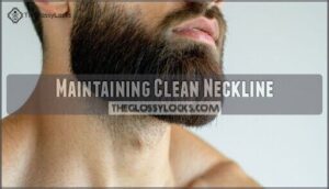 maintaining clean neckline