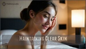 maintaining clear skin