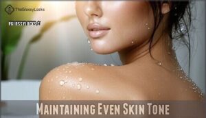 maintaining even skin tone
