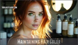 maintaining hair color