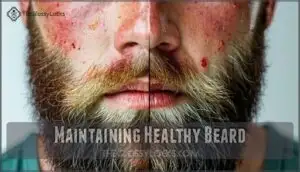 maintaining healthy beard