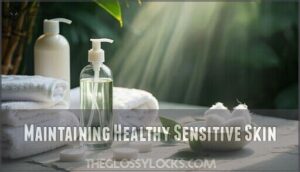 maintaining healthy sensitive skin