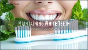 maintaining white teeth