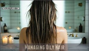 managing oily hair