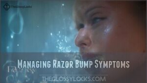 managing razor bump symptoms