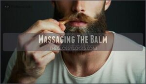 massaging the balm