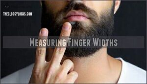 measuring finger widths