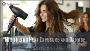 minimizing heat exposure and damage