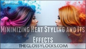 minimizing heat styling and its effects