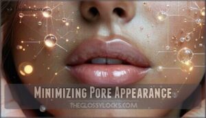 minimizing pore appearance