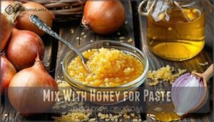 mix with honey for paste
