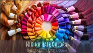 mixing hair colors