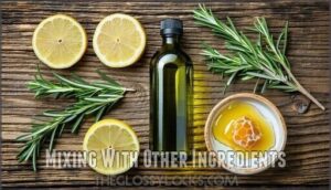 mixing with other ingredients
