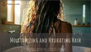 moisturizing and hydrating hair