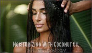moisturizing with coconut oil