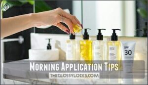 morning application tips