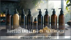 mousses and leave-in treatments