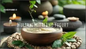 multani mitti and yogurt