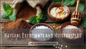 natural exfoliants and moisturizers