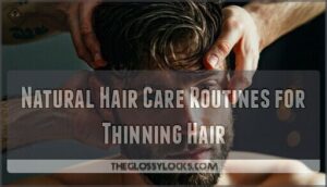 natural hair care routines for thinning hair