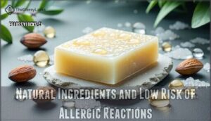 natural ingredients and low risk of allergic reactions