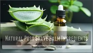 natural post shave balm ingredients