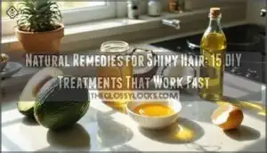 natural remedies for shiny hair