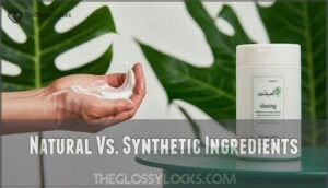 natural vs. synthetic ingredients