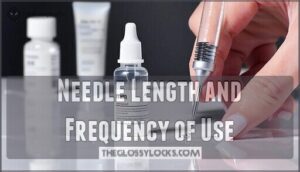 needle length and frequency of use