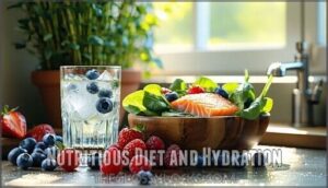 nutritious diet and hydration