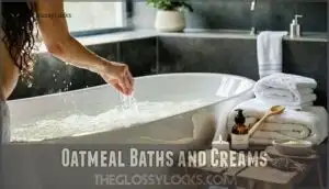 oatmeal baths and creams