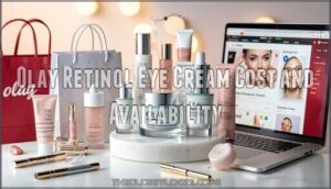 olay retinol eye cream cost and availability
