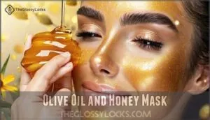 olive oil and honey mask