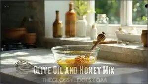 olive oil and honey mix