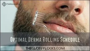 optimal derma rolling schedule