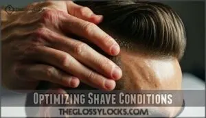 optimizing shave conditions