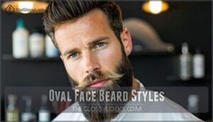 oval face beard styles